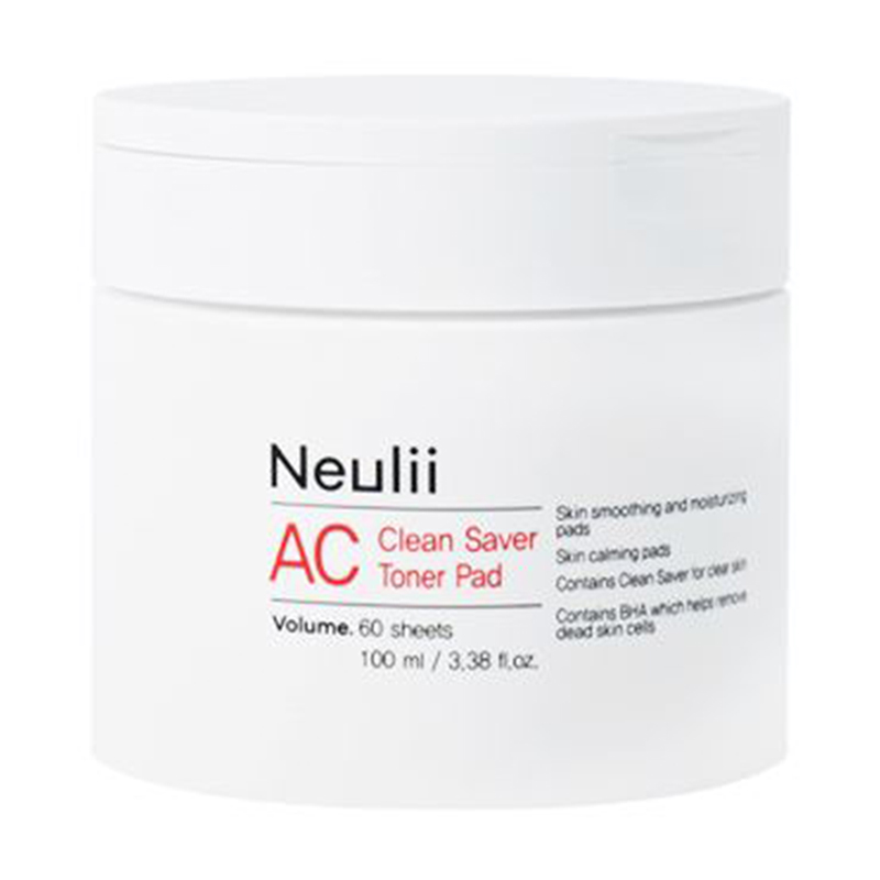 

Тонер-пади для обличчя Neulii AC Clean Saver Toner Pad, 100 мл, 60 шт