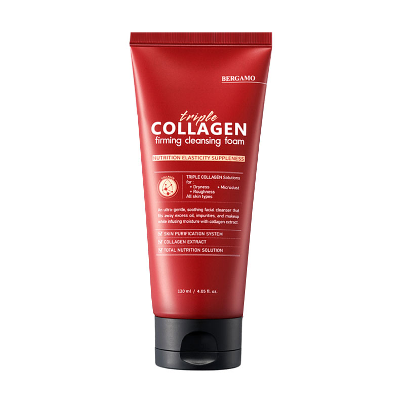 

Пінка для вмивання Bergamo Triple Collagen Firming Cleansing Foam з потрійним колагеном, 120 мл