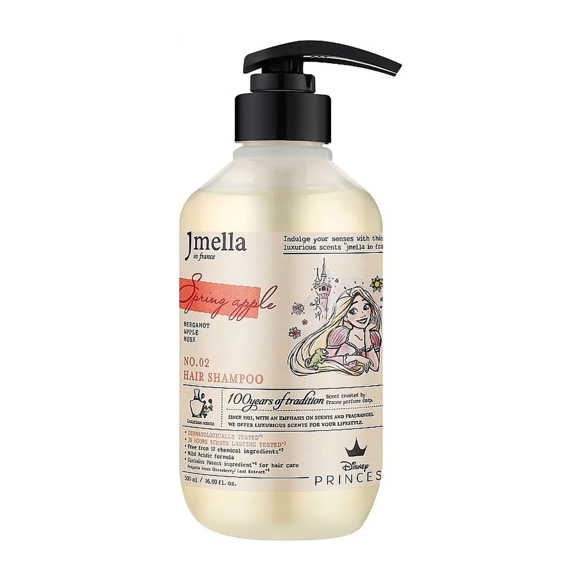 

Парфумований шампунь для волосся Jmella In France Disney Spring Apple 02 Hair Shampoo, 500 мл
