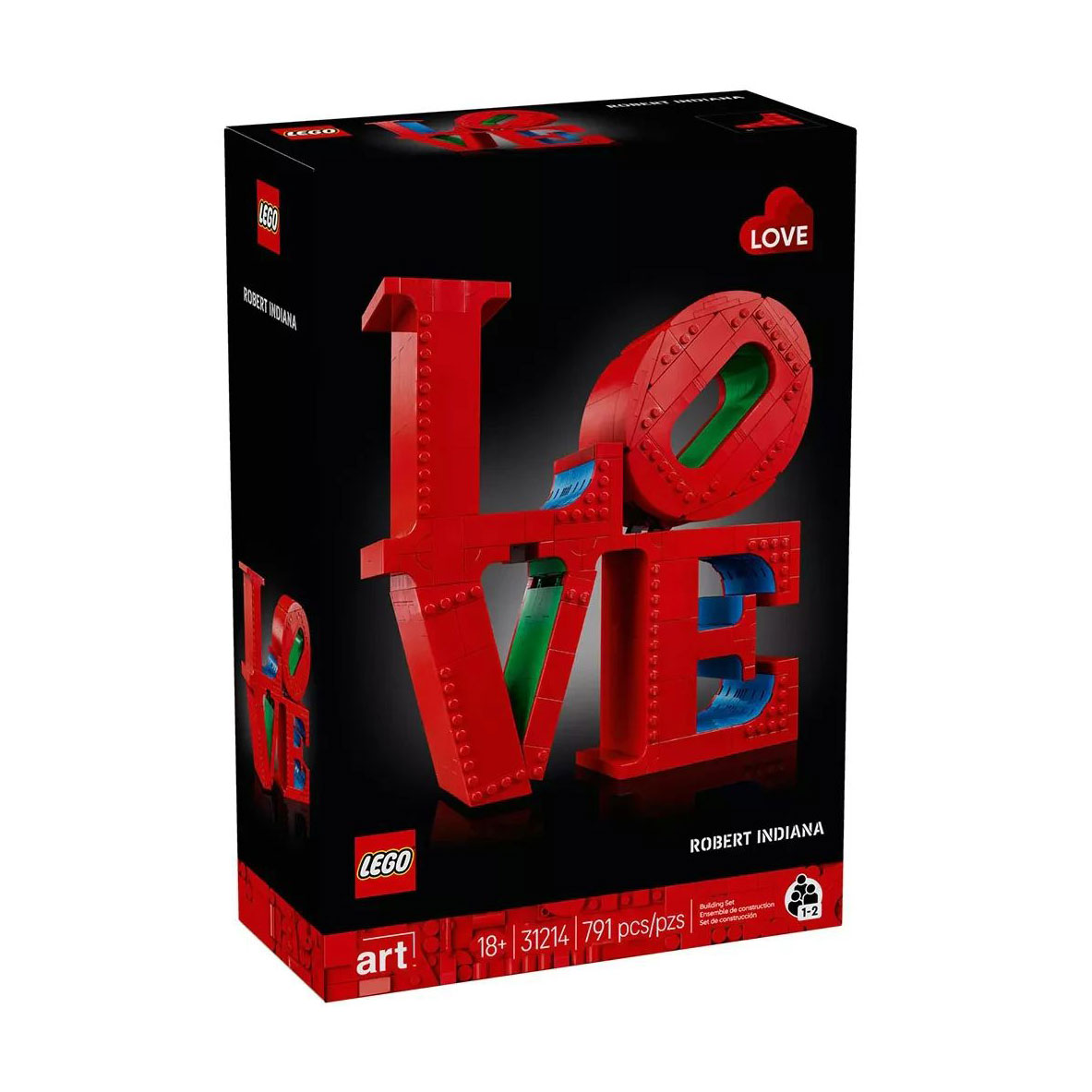

Конструктор LEGO Art Love Роберт Індіана, 791 деталь, від 18 років (31214)