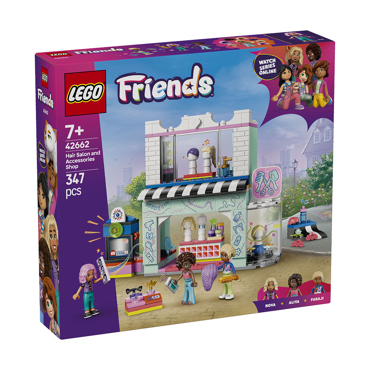 

Конструктор LEGO Friends Перукарня та магазин аксесуарів, 347 деталей, від 7 років (42662)