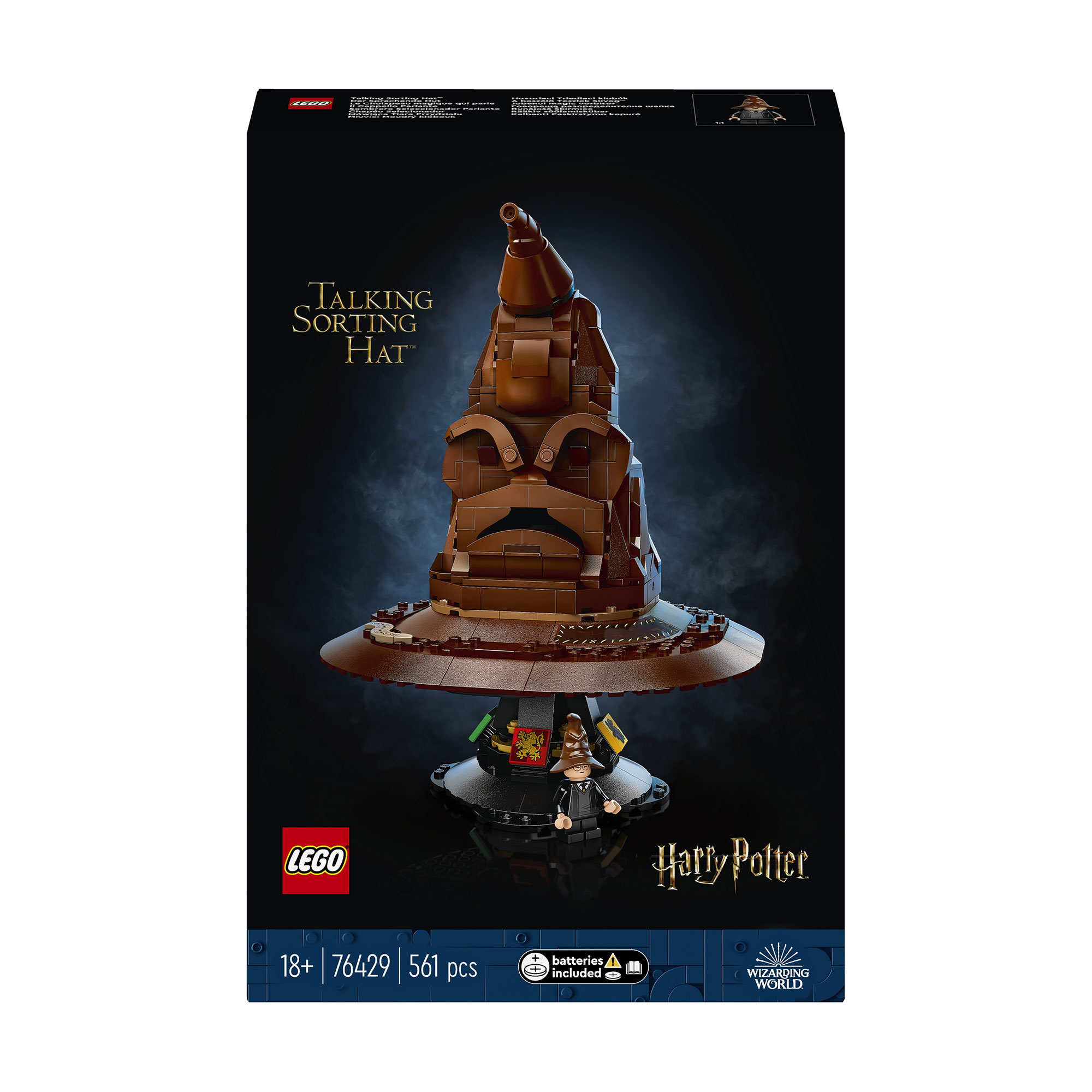 Конструктор LEGO Harry Potter Балакучий сортувальний капелюх, 561 деталей, від 18 років (76429)
