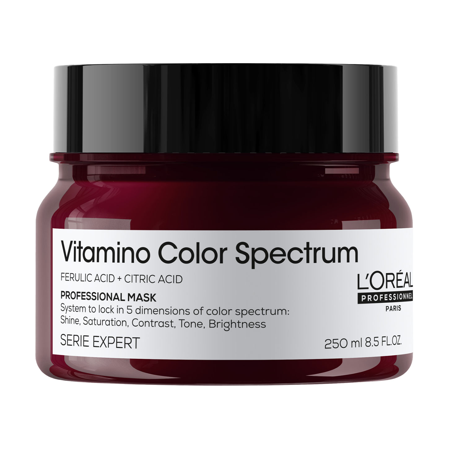 

Уцінка! Професійна маска L'Oreal Professionnel Serie Expert Vitamino Color Spectrum Professional Mask для сяючого блиску та збереження 5 вимірів колірного спектру після фарбування волосся, 250 мл