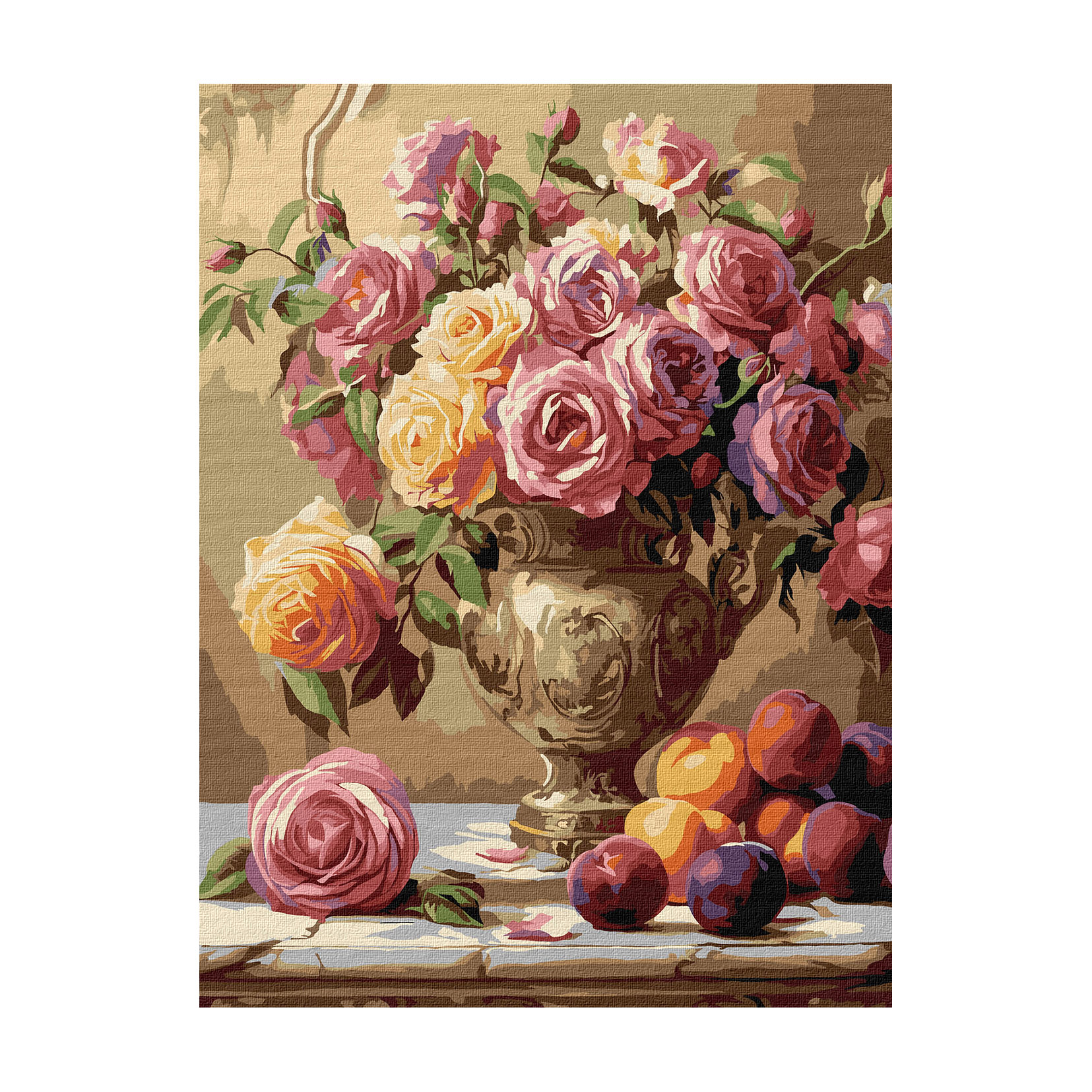 

Картина за номерами Ideyka Різнокольорові троянди, 30*40 см (KHO3291)