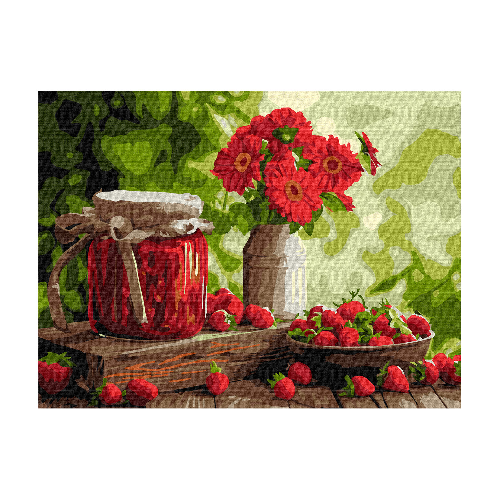 

Картина за номерами Ideyka Полуничне варення, 30*40 см (KHO5691)