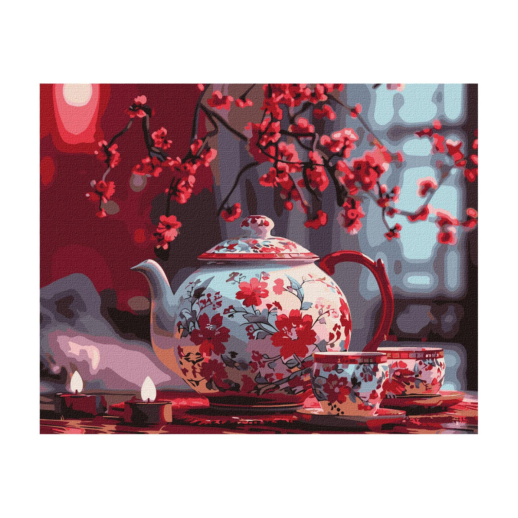 

Картина за номерами Ideyka Чай при свічках, 40*50 см (KHO5704)