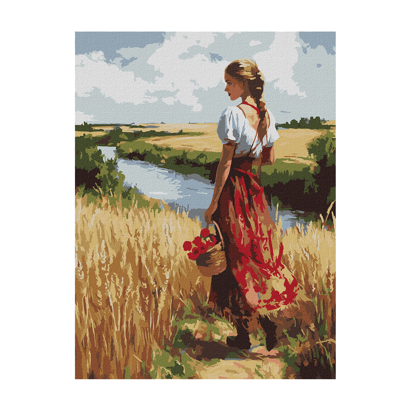 

Картина за номерами Ideyka Українка та лани, 30*40 см (KHO8486)