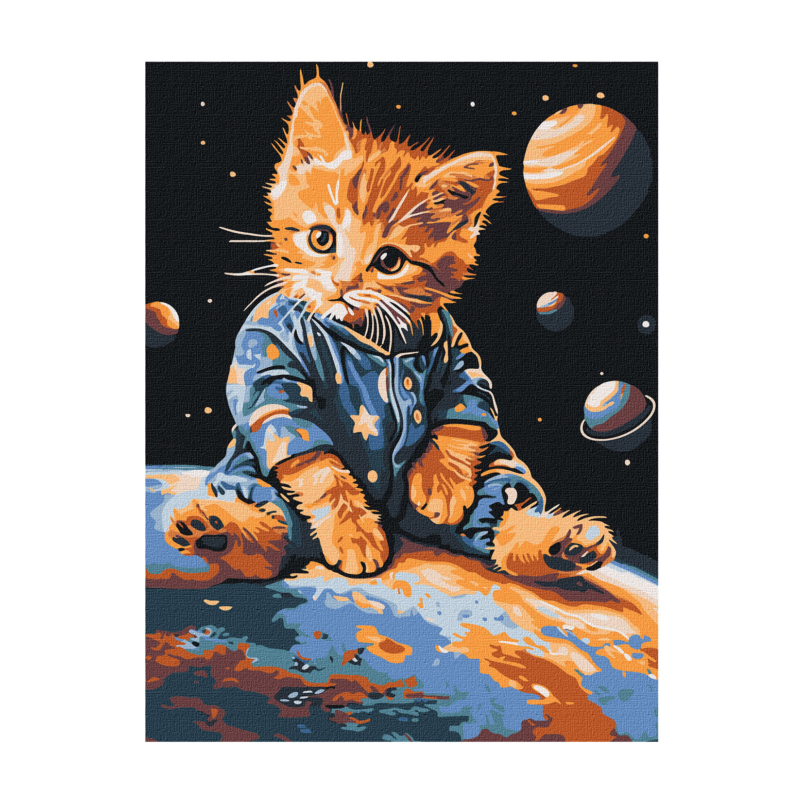 

Картина за номерами Ideyka Зоряний котик, 30*40 см (KHO6646)