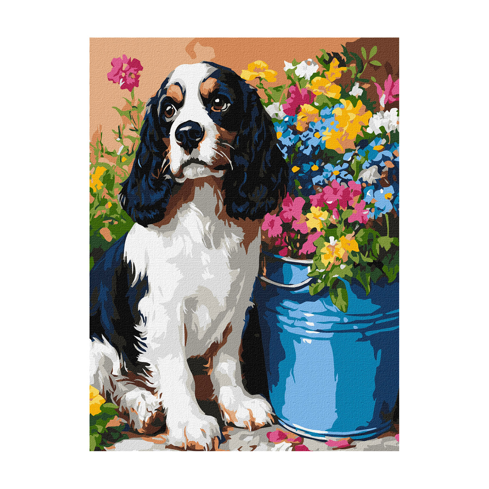 

Картина за номерами Ideyka Милий спанієль, 30*40 см (KHO6672)