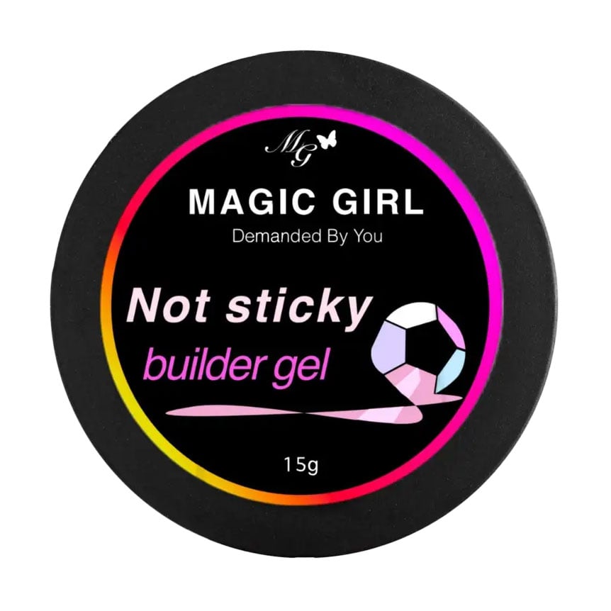 

Гель для нарощування нігтів Magic Girl Not Sticky Builder Gel Рожевий, 15 г