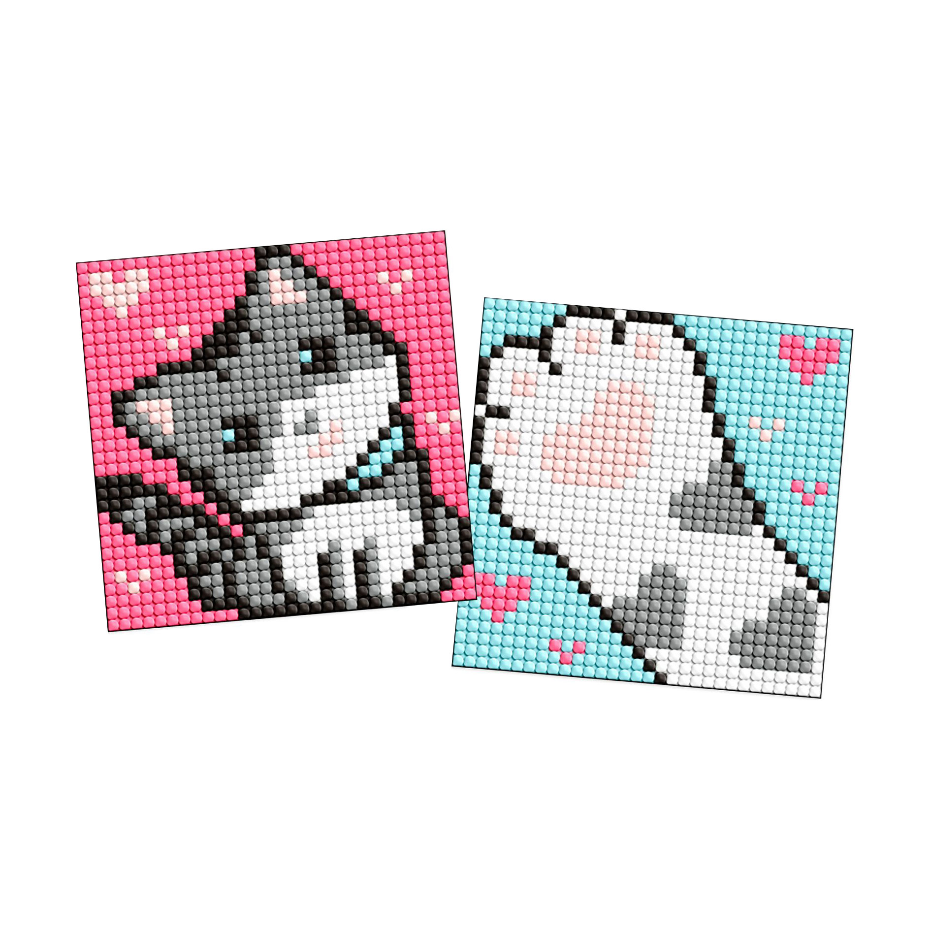 

Алмазна мозаїка Ideyka Сірий пухнастик, на магнітній основі, 9*9 см, 2 шт (AMG1051)