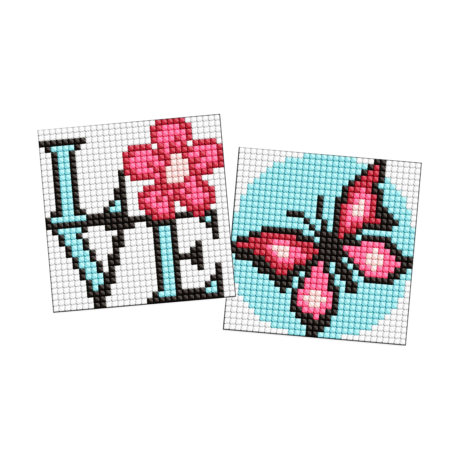 

Уцінка! Алмазна мозаїка Ideyka Граційний метелик, на магнітній основі, 9*9 см, 2 шт (AMG1061)