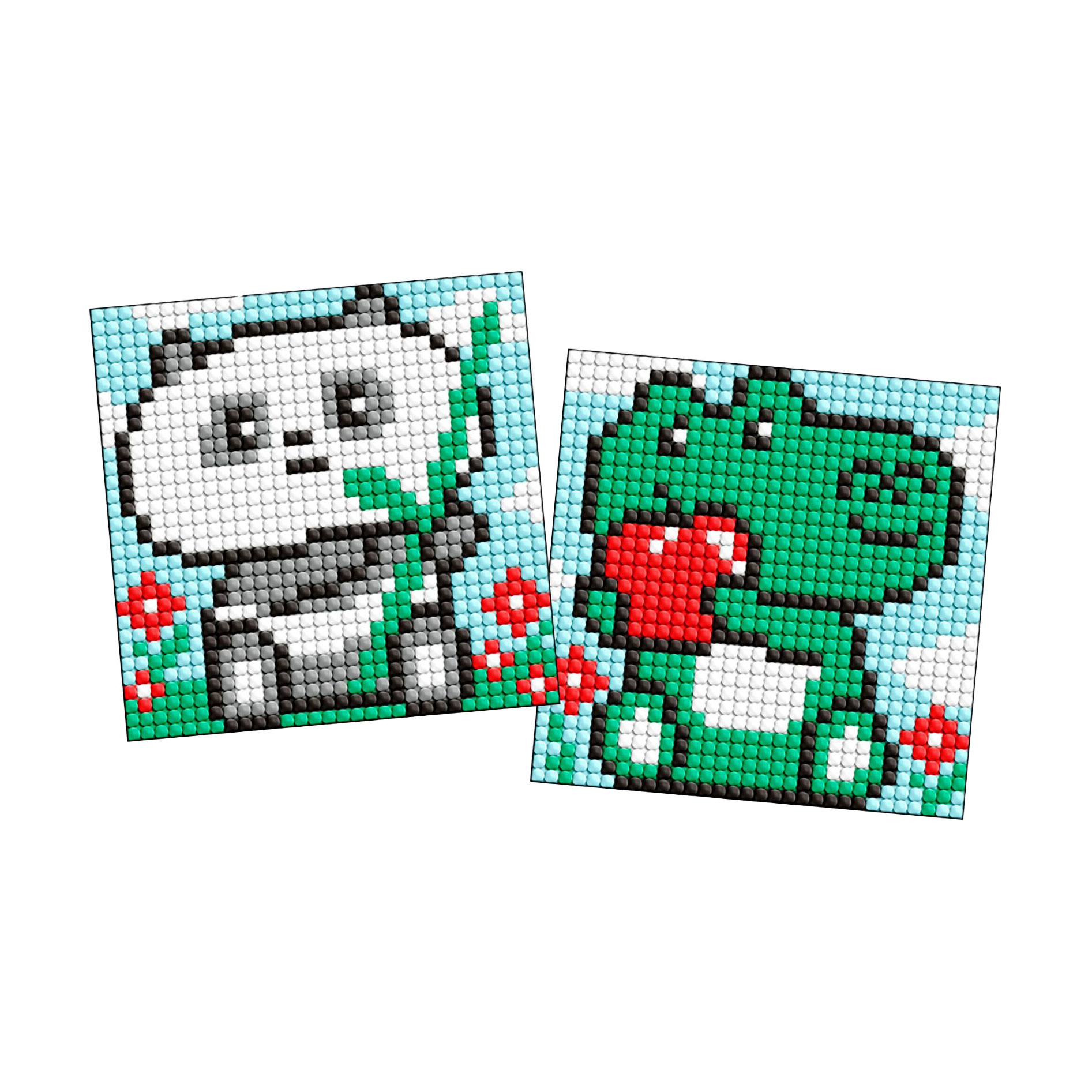 

Уцінка! Алмазна мозаїка Ideyka Дивні смаколики, на магнітній основі, 9*9 см, 2 шт (AMG1069)