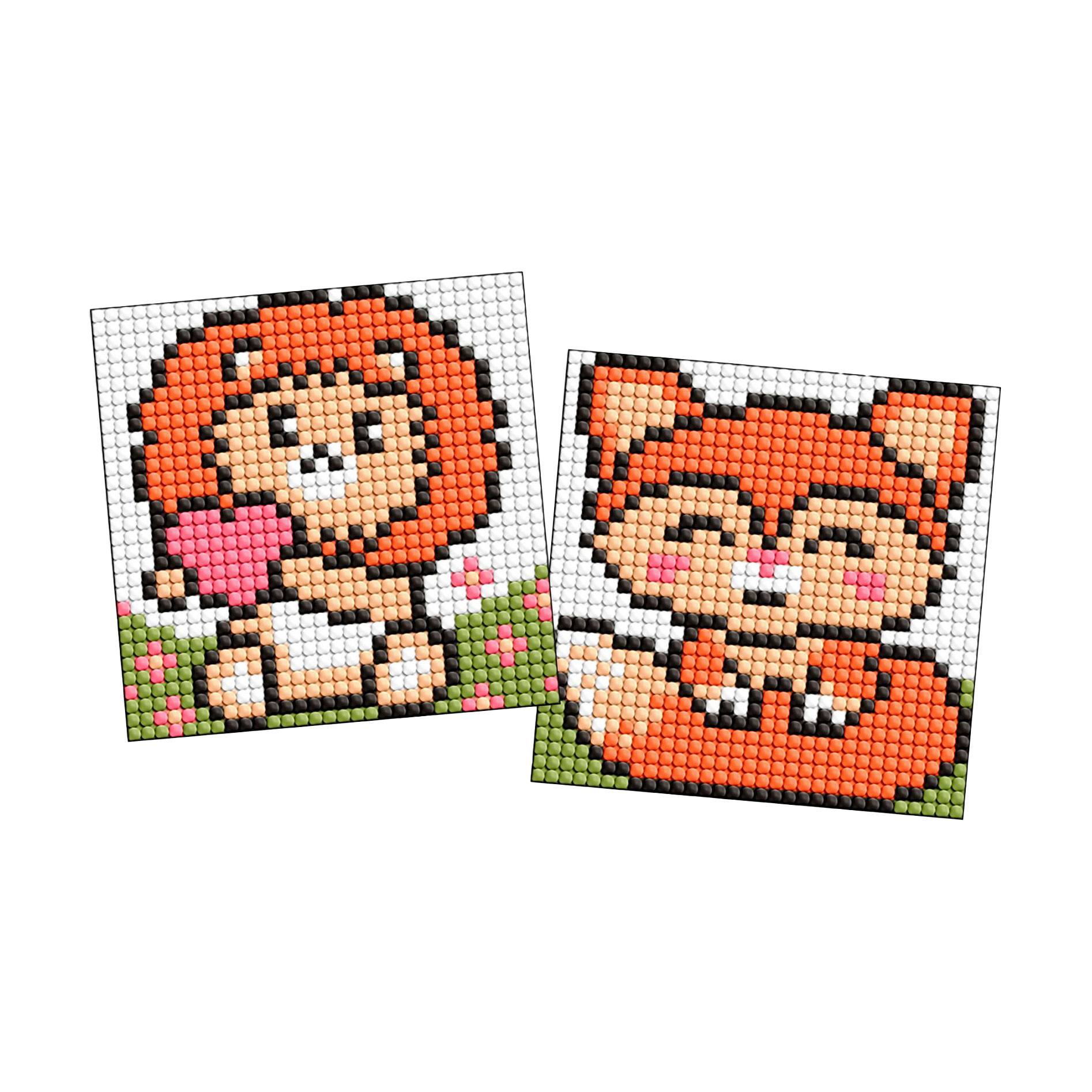 

Алмазна мозаїка Ideyka Руді звірята, на магнітній основі, 9*9 см, 2 шт (AMG1094)