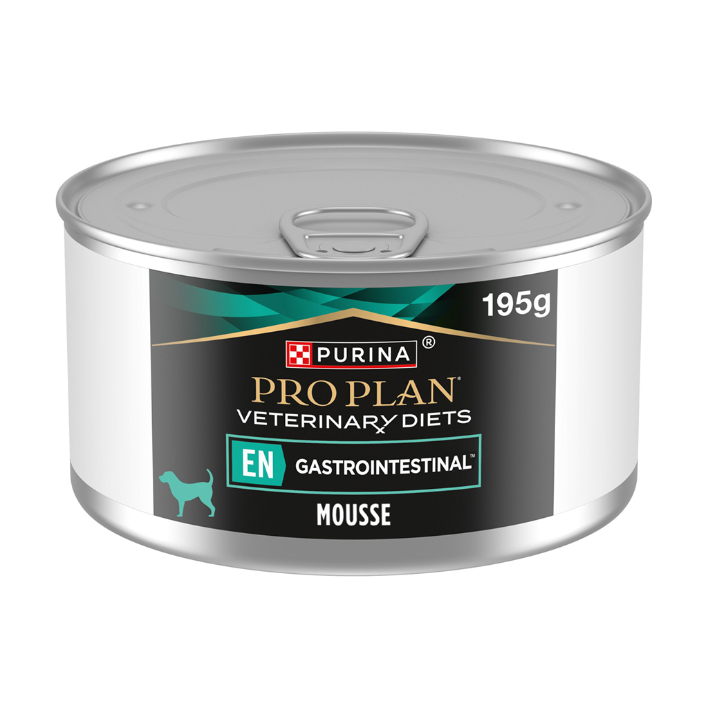 

Уцінка! Вологий корм для дорослих собак Pro Plan Veterinary Diets EN Gastrointestinal для усунення розладів травлення, мус, 195 г