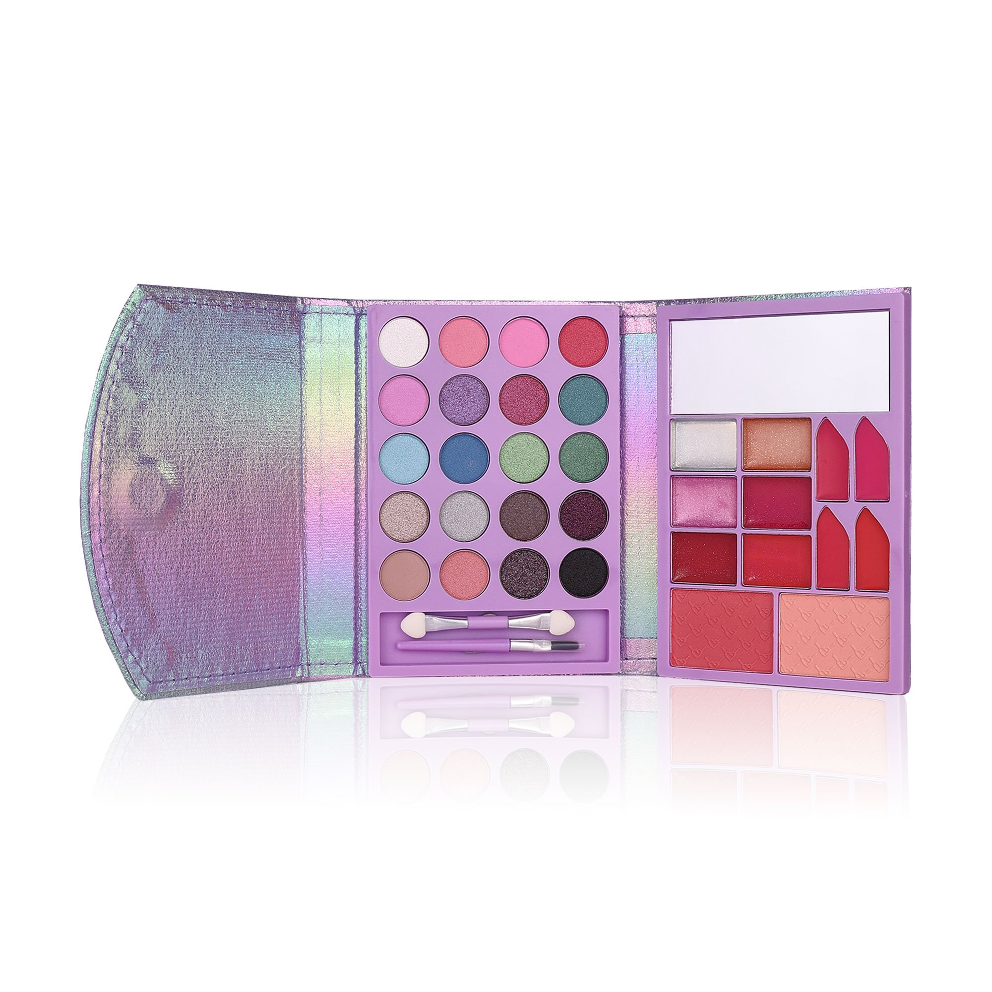 

Палетка-блокнот для макіяжу Honey Bunny Miss Tweens, від 8 років (тіні, 20*0.7 г + рум'яна, 2*2.3 г + блиск з блискітками, 6*0.65 г + блиск, 4*0.3 г)