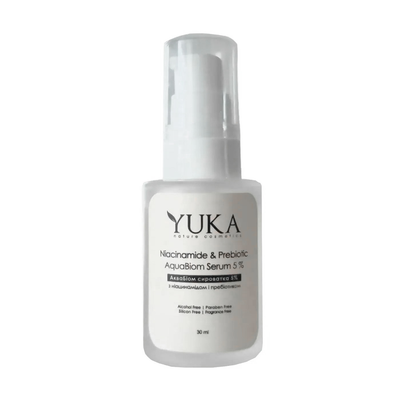 

Уцінка! АкваБіом сироватка для обличчя Yuka Niacinamide & Prebiotic AquaBiom Serum 5% з ніацинамідом 5% та пребіотиками, 30 мл
