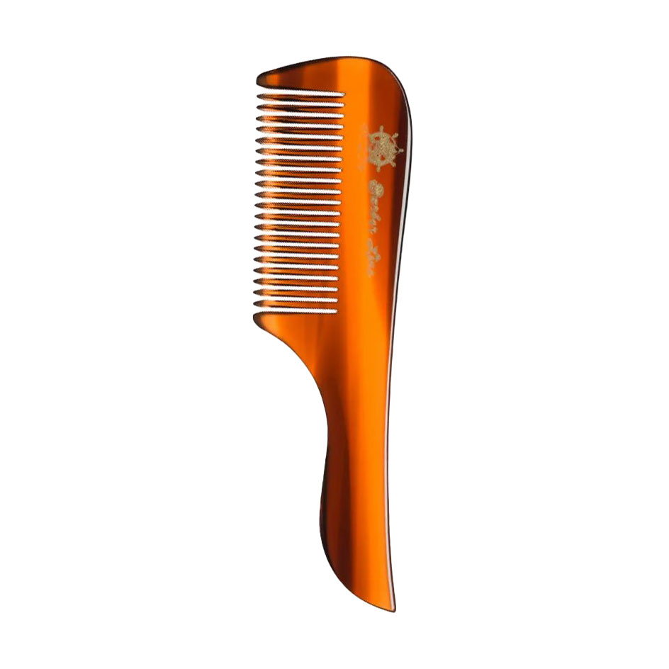 

Гребінець для волосся Eurostil Barber Line бурштиновий, 8 см, 1 шт (04547)