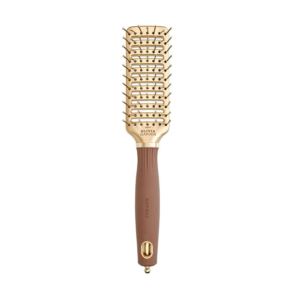 

Щітка для волосся Olivia Garden Expert Style Vent Nylon Bristles Gold & Brown, 1 шт