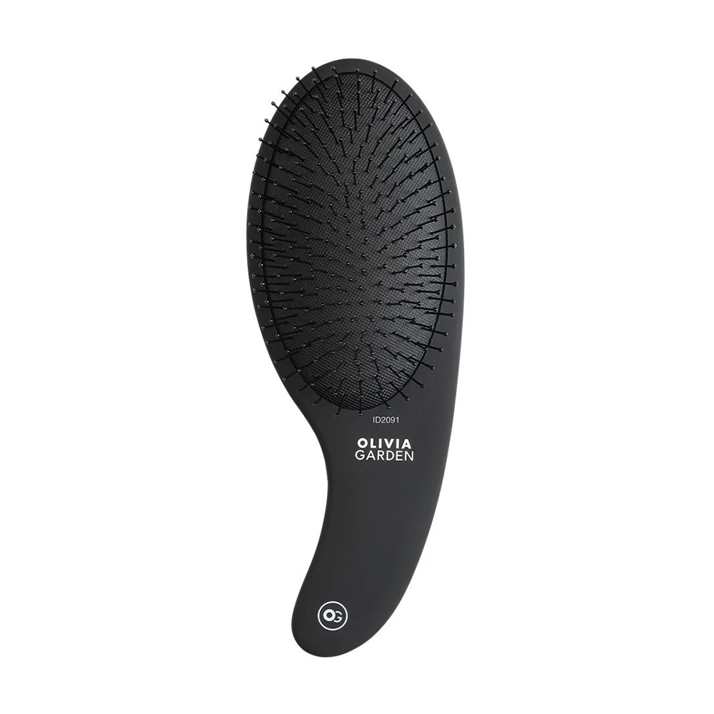 

Щітка для волосся Olivia Garden Expert Curve Nylon Bristles Matt Black, 1 шт