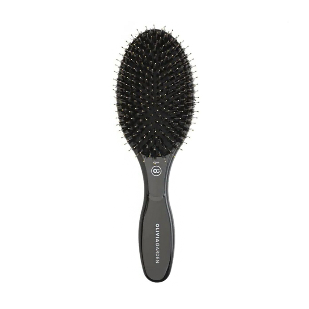 

Щітка для волосся Olivia Garden Fingerbrush Care Iconic Nylon Bristles Black L, 1 шт