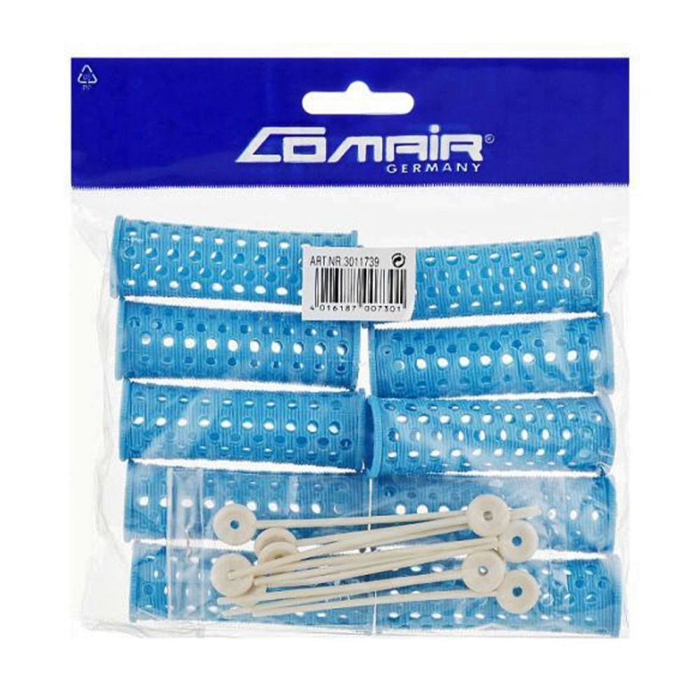 

Бігуді для волосся Comair довгі, сині, діаметр 20 мм, 10 шт (3011739)