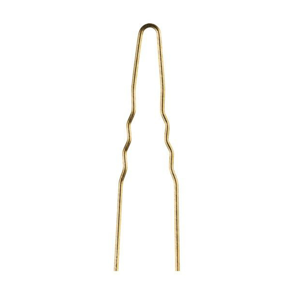 

Шпильки для волосся Comair товсті, золотисті, 65 мм, 50 шт (3150076)