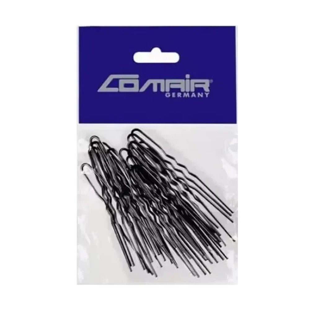 

Шпильки для волосся Comair тонкі, чорні, 65 мм, 50 шт (3150056)