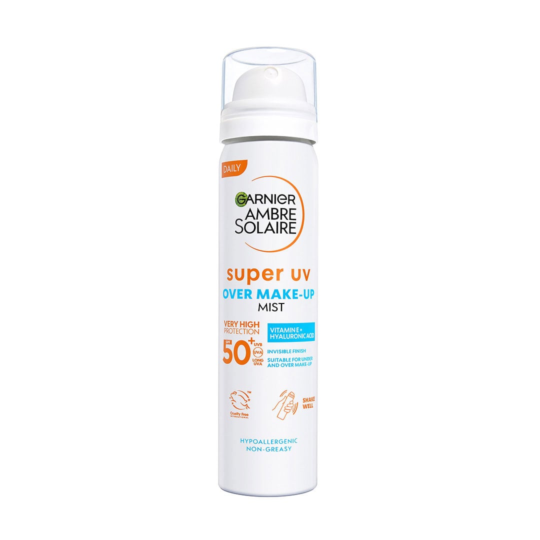 

Сонцезахисний сухий спрей для обличчя GARNIER Ambre Solaire Super UV, SPF 50+, 75 мл