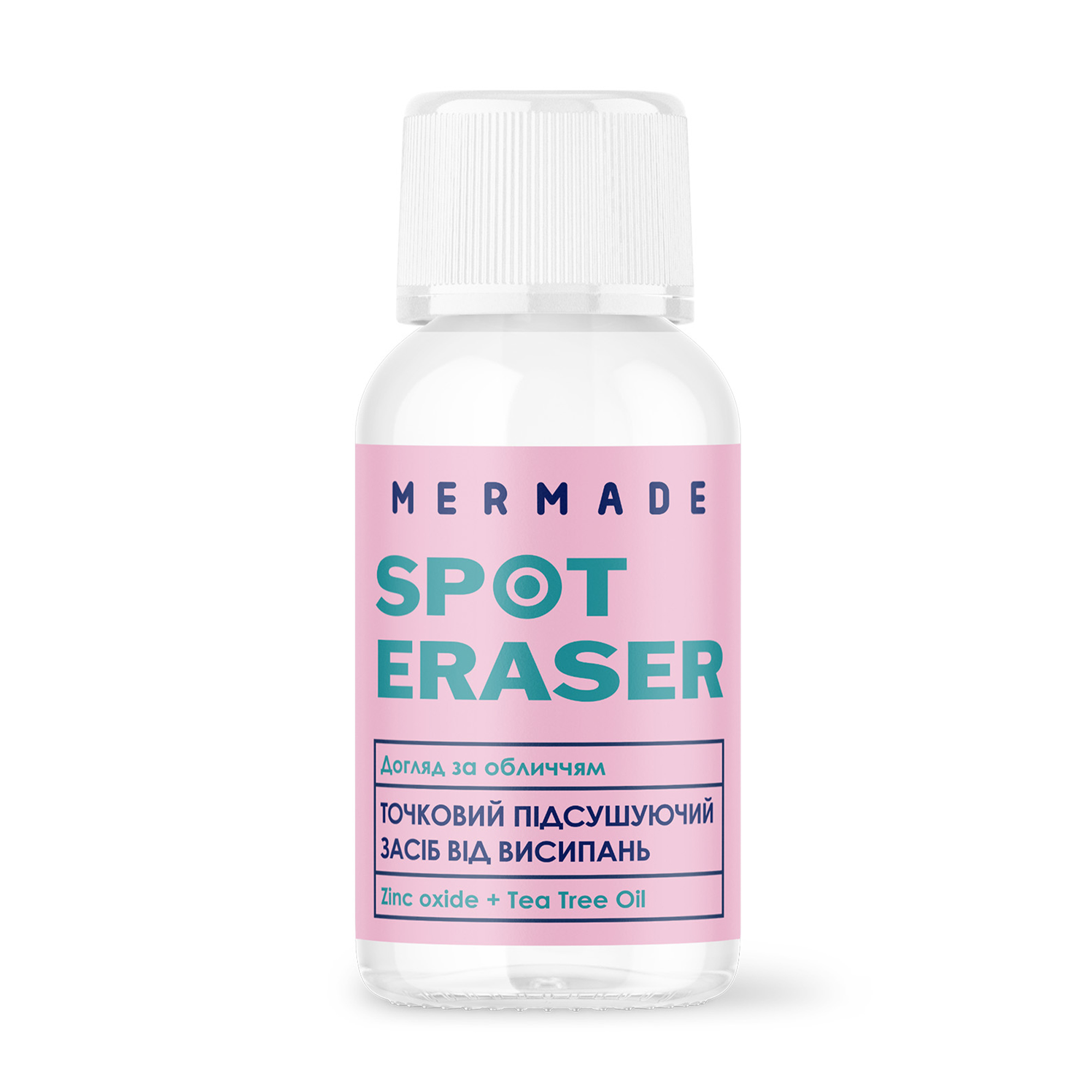 

Точковий підсушувальний засіб Mermade Spot Eraser проти висипань з оксидом цинку та олією чайного дерева, 10 мл