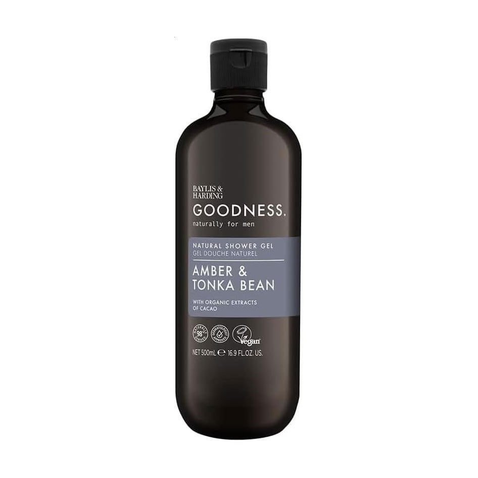 

Чоловічий гель для душу Baylis & Harding Goodness Natural Shower Gel, Amber & Tonka Bean, 500 мл