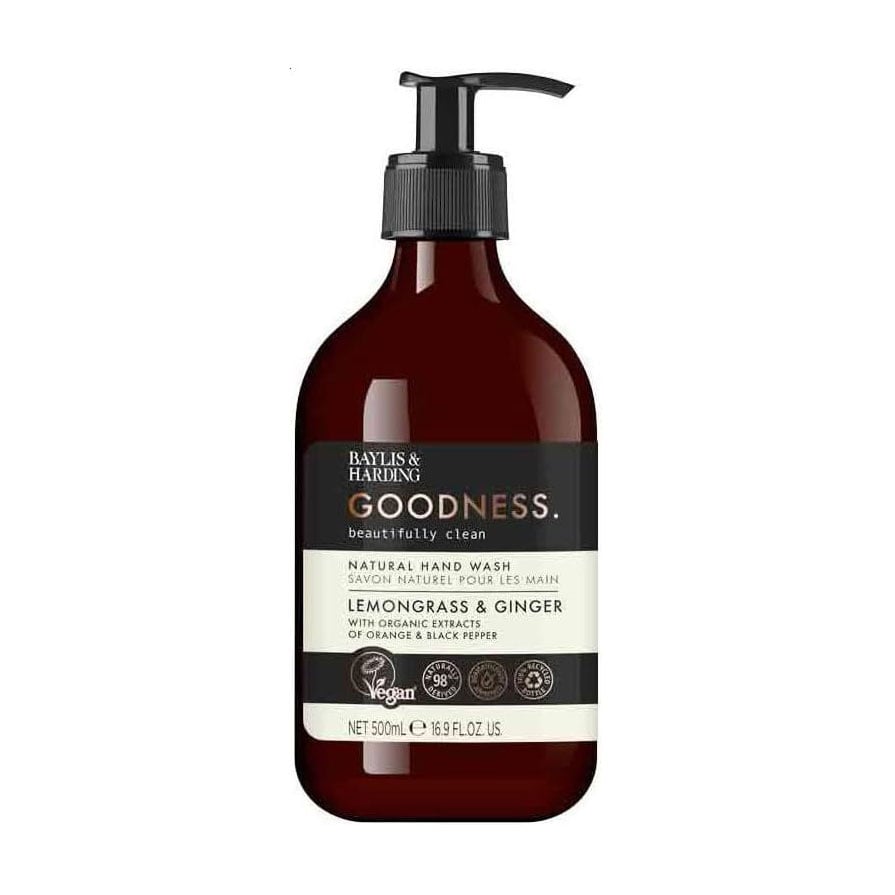

Рідке мило для рук Baylis & Harding Goodness Natural Hand Wash, Lemongrass & Ginger, 500 мл