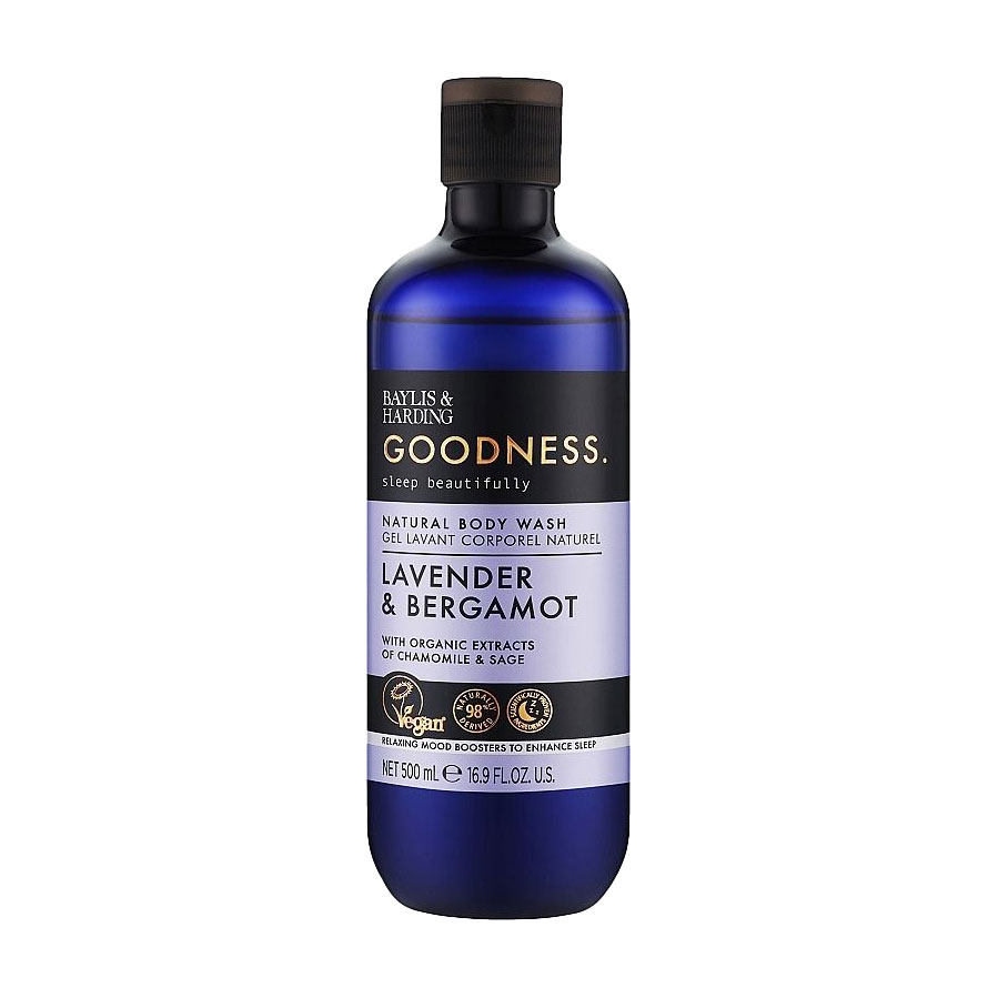 

Гель для душу Baylis & Harding Goodness Natural Body Wash, Lavender & Bergamot, 500 мл