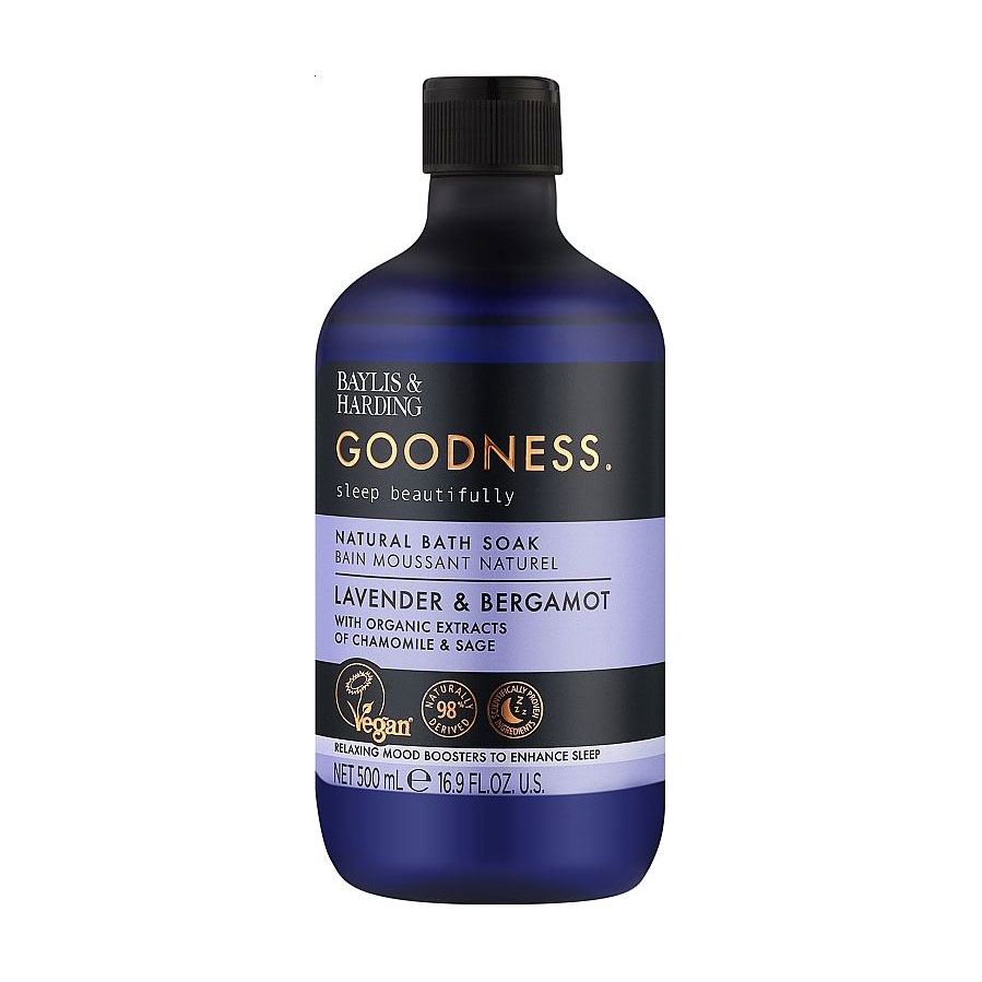 

Піна для ванни Baylis & Harding Goodness Natural Bath Soak, Lavender & Bergamot, 500 мл