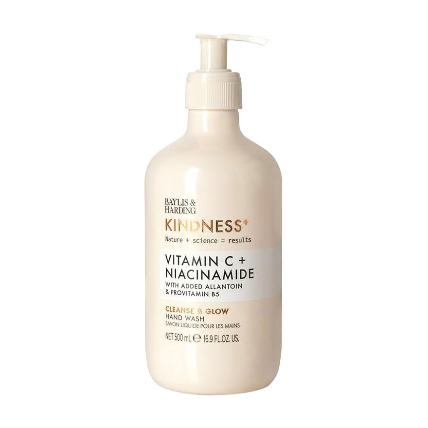 

Рідке мило для рук Baylis & Harding Kindness+ Vitamin C + Niacinamide Cleanse & Glow Hand Wash, 500 мл
