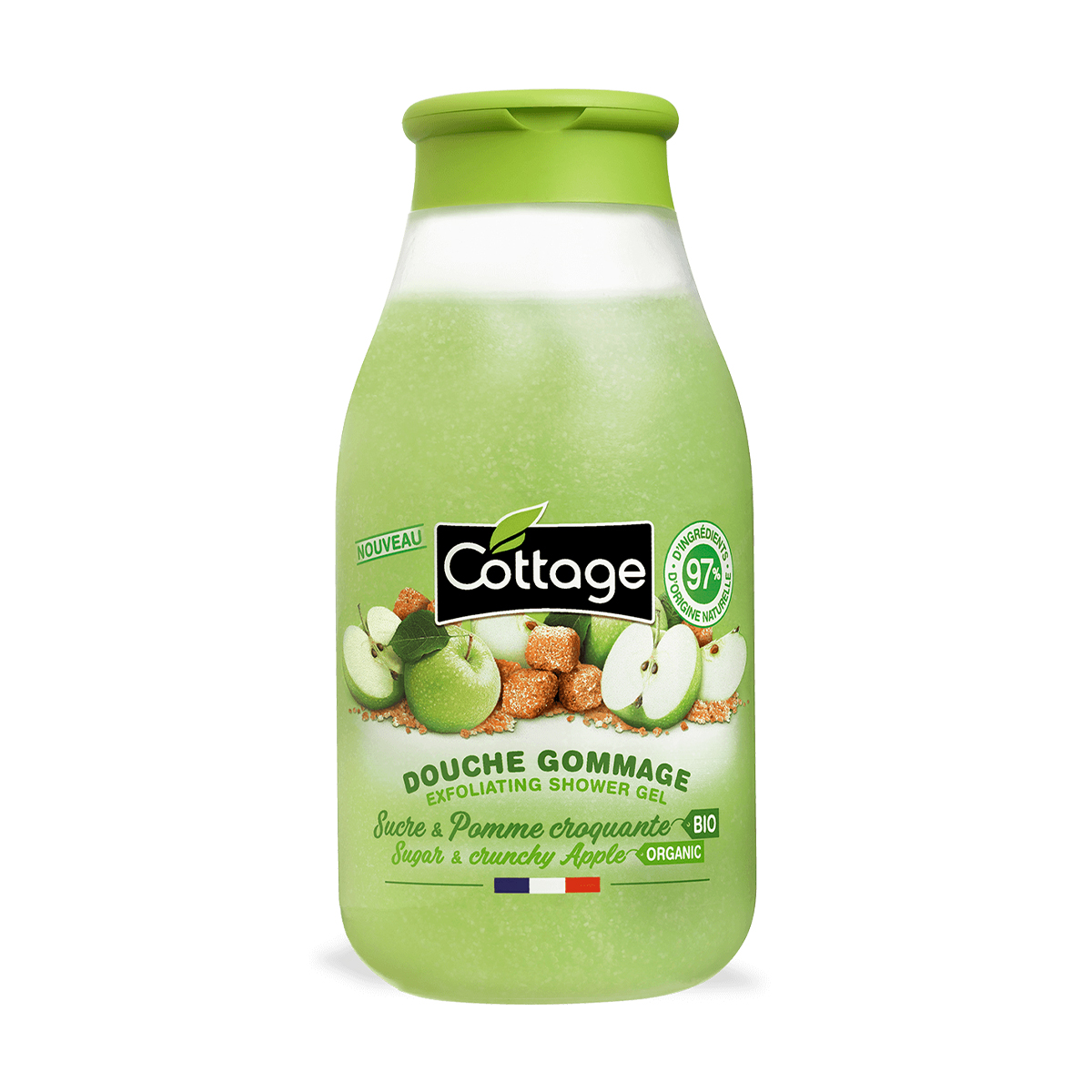 

Гель-ексфоліант для душу Cottage Exfoliating Shower Gel, Sugar & Crunchy Apple, 270 мл