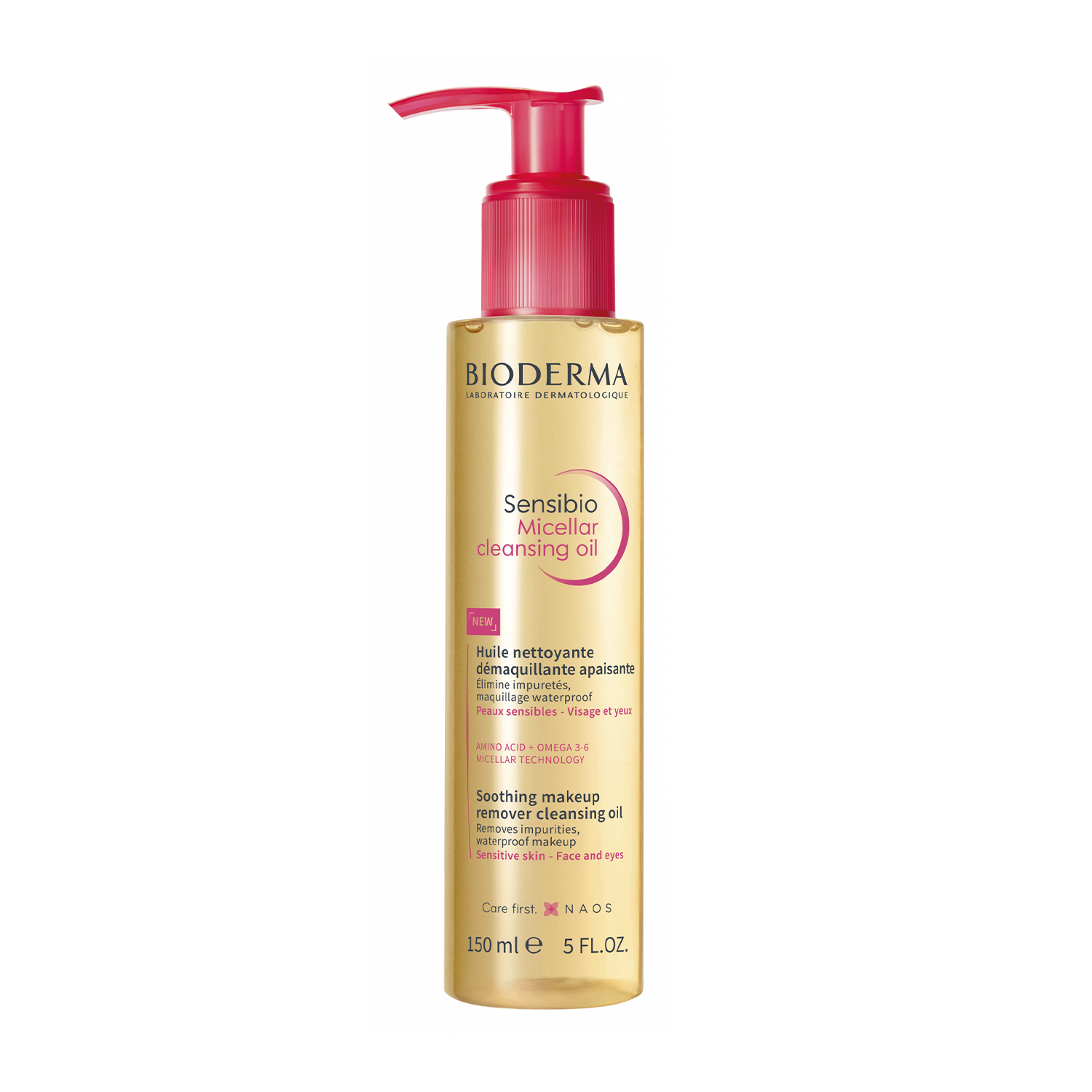 

Очищувальна міцелярна олія для обличчя Bioderma Sensibio Micellar Cleansing Oil для чутливої шкіри, 150 мл