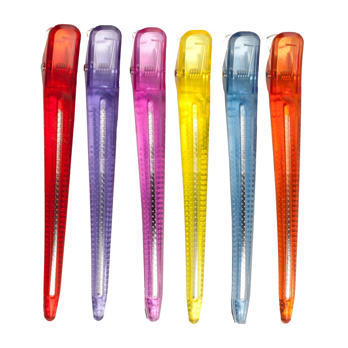 

Затискач для волосся Eurostil різнокольоровий, 6 шт (02524/99)