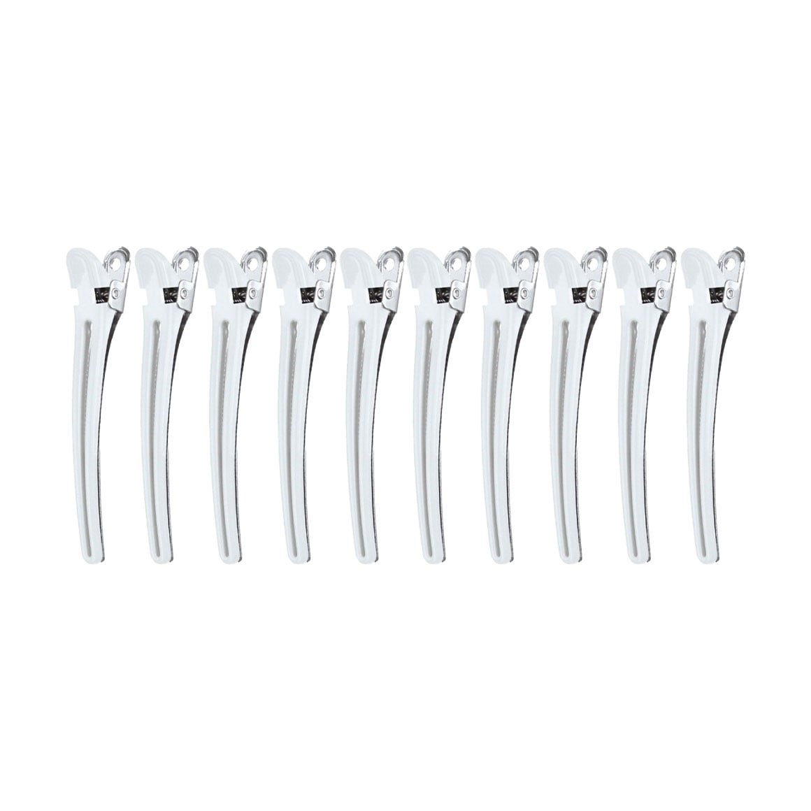 

Затискач для волосся Comair Combi, білий, 9.5 см, 10 шт (3150048)