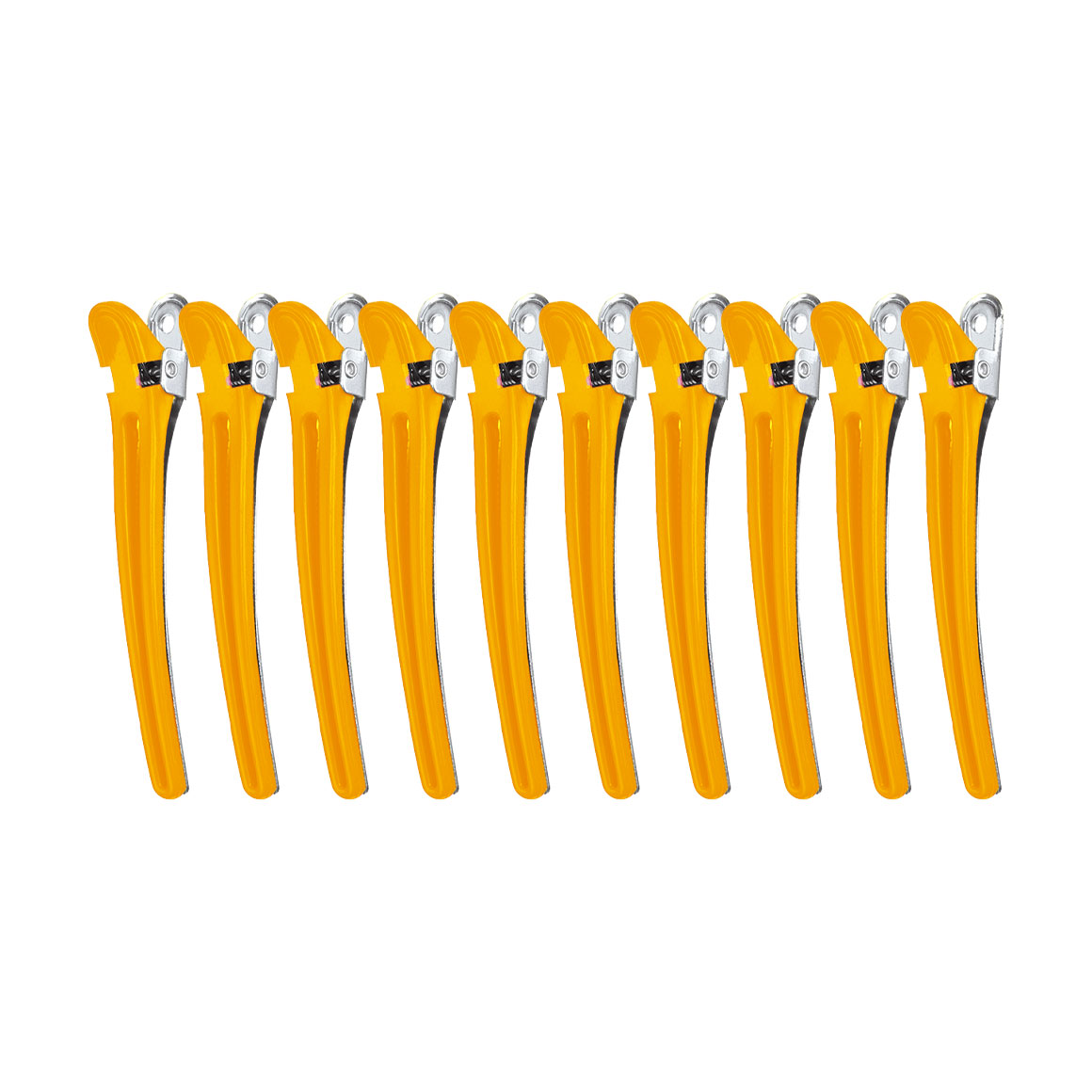 

Затискач для волосся Comair Combi, жовтий, 9.5 см, 10 шт (3150051)