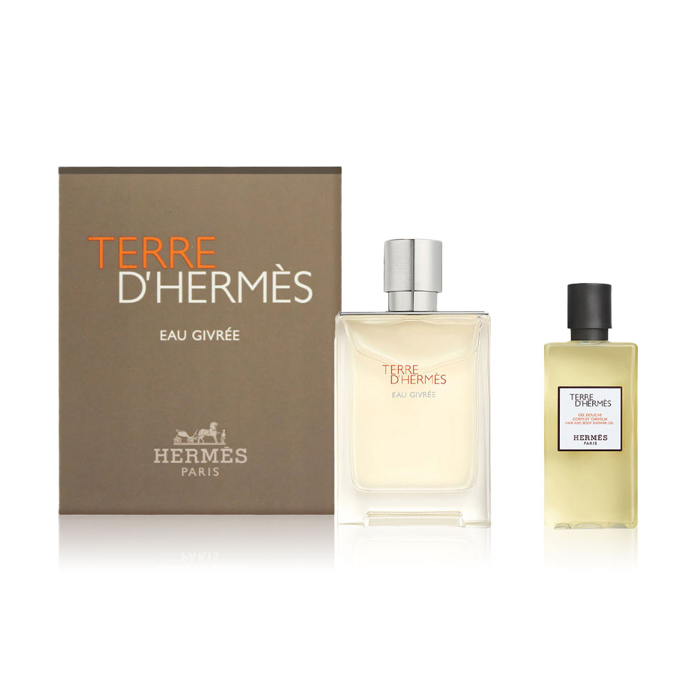 

Уцінка! Парфумований набір чоловічий Hermes Terre D'Hermes Eau Givree Set (парфумована вода, 100 мл + гель для душу, 80 мл)