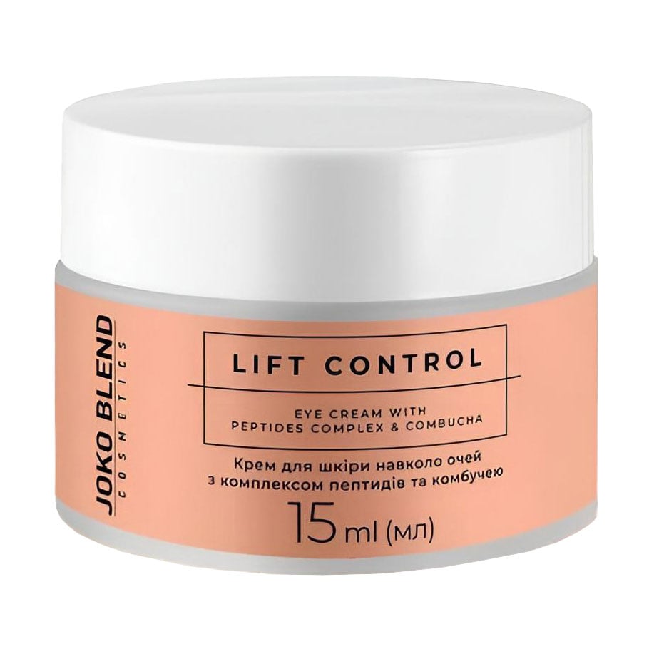 

Крем для шкіри навколо очей Joko Blend Lift Control Eye Cream з комплексом пептидів та комбучею, 15 мл
