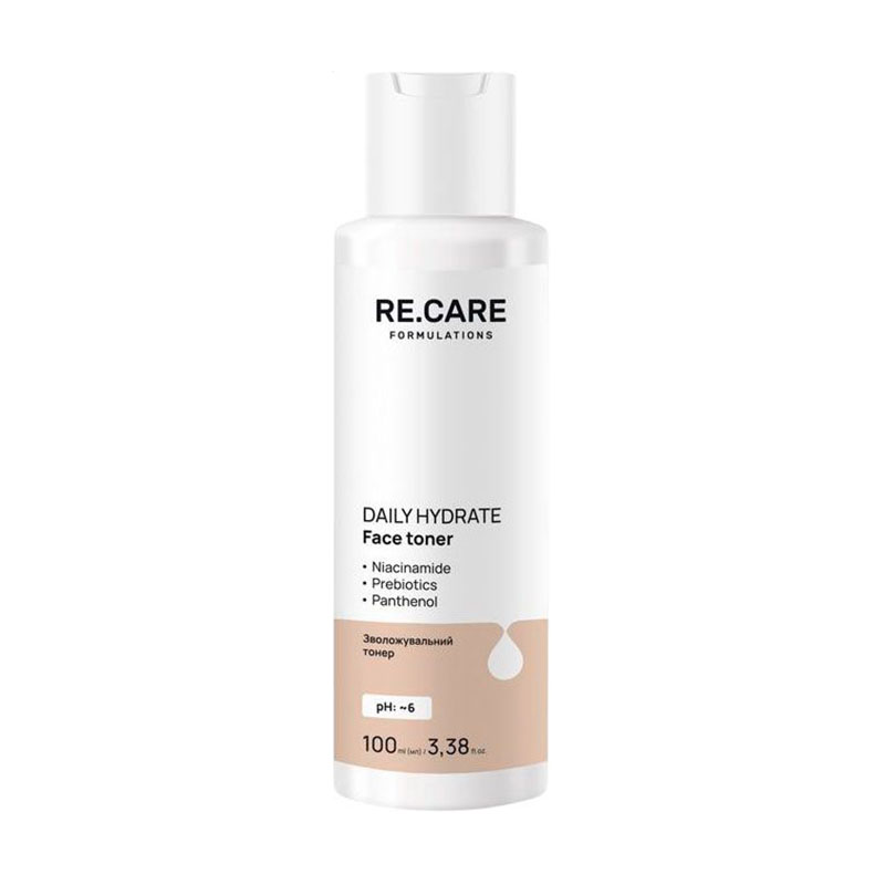 

Уцінка! Зволожувальний тонер для обличчя Re.Care Daily Hydrate Face Toner, 100 мл