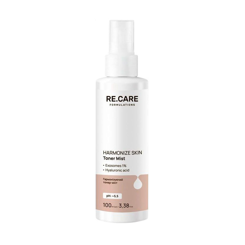 Гармонізувальний тонер-міст для обличчя ReCare Harmonize Skin Toner Mist, 100 мл