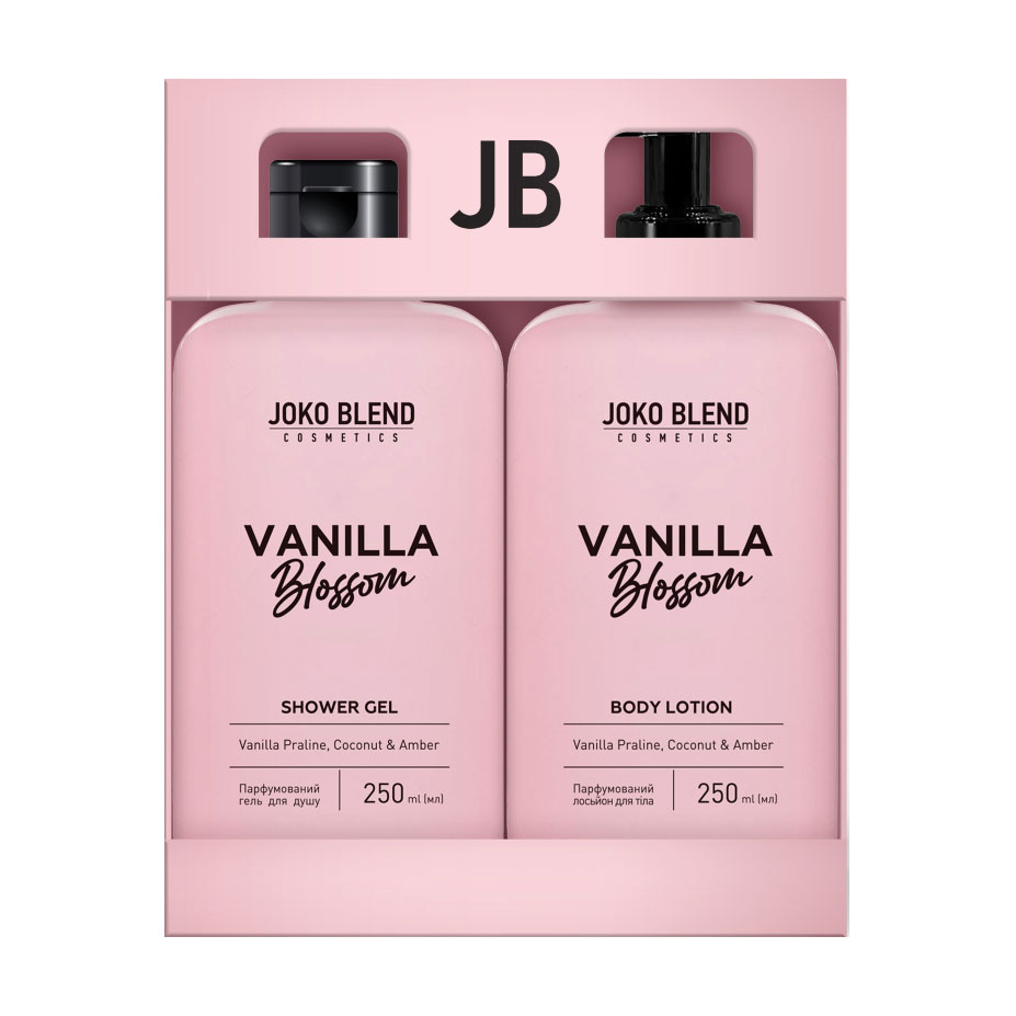 

Набір для догляду за тілом Joko Blend Vanilla Blossom (гель для душу, 250 мл + лосьйон для тіла, 250 мл)