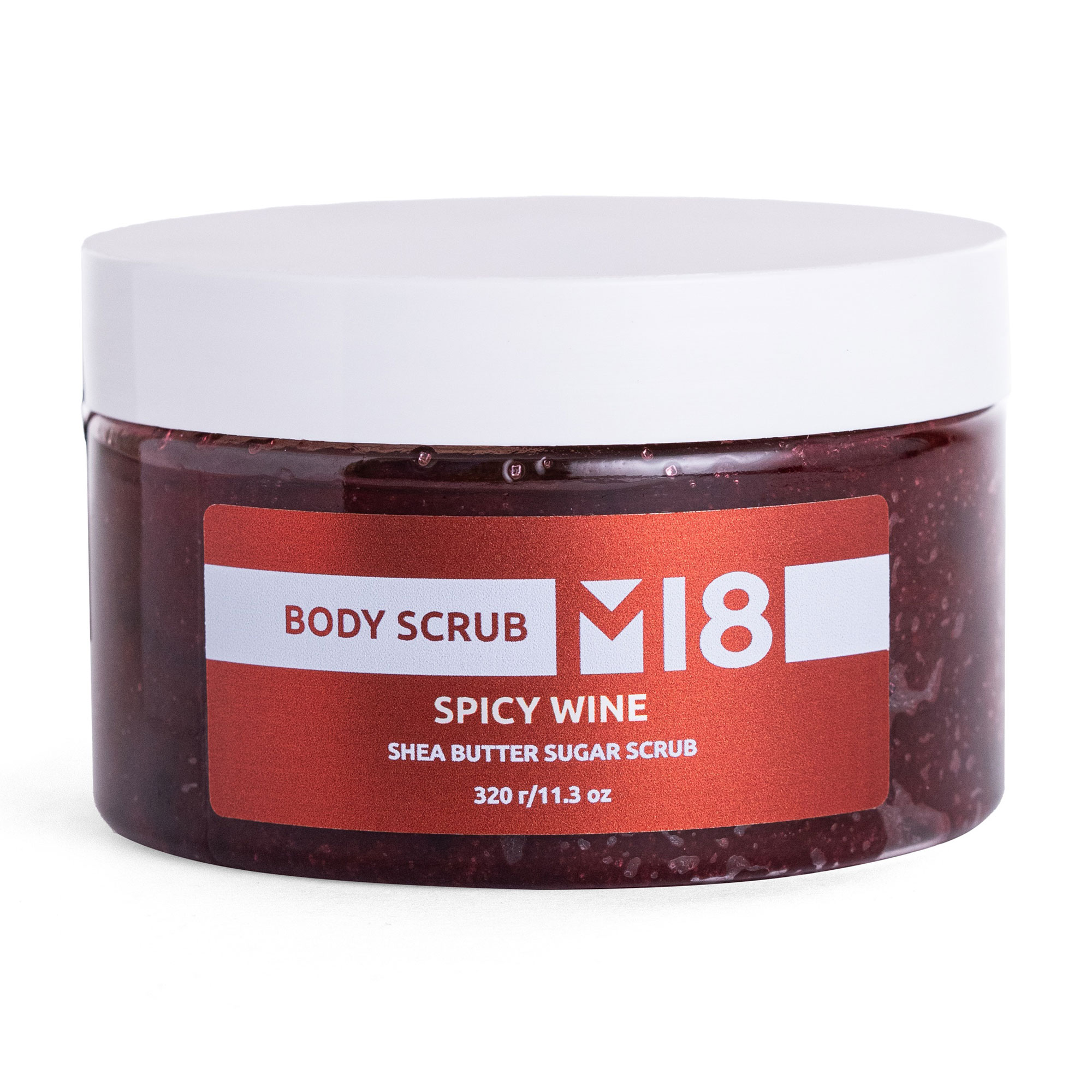 

Скраб для тіла M18 Spicy Wine Shea Butter Sugar Srub, 320 г