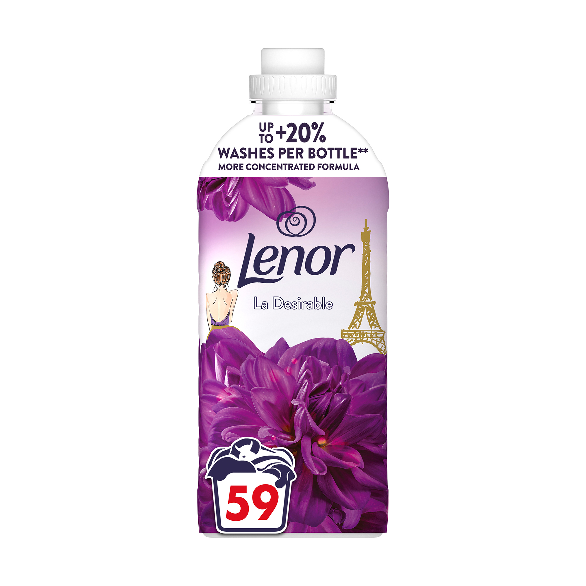 

Кондиціонер для білизни Lenor L'Adesirable, 59 циклів прання, 1.239 л