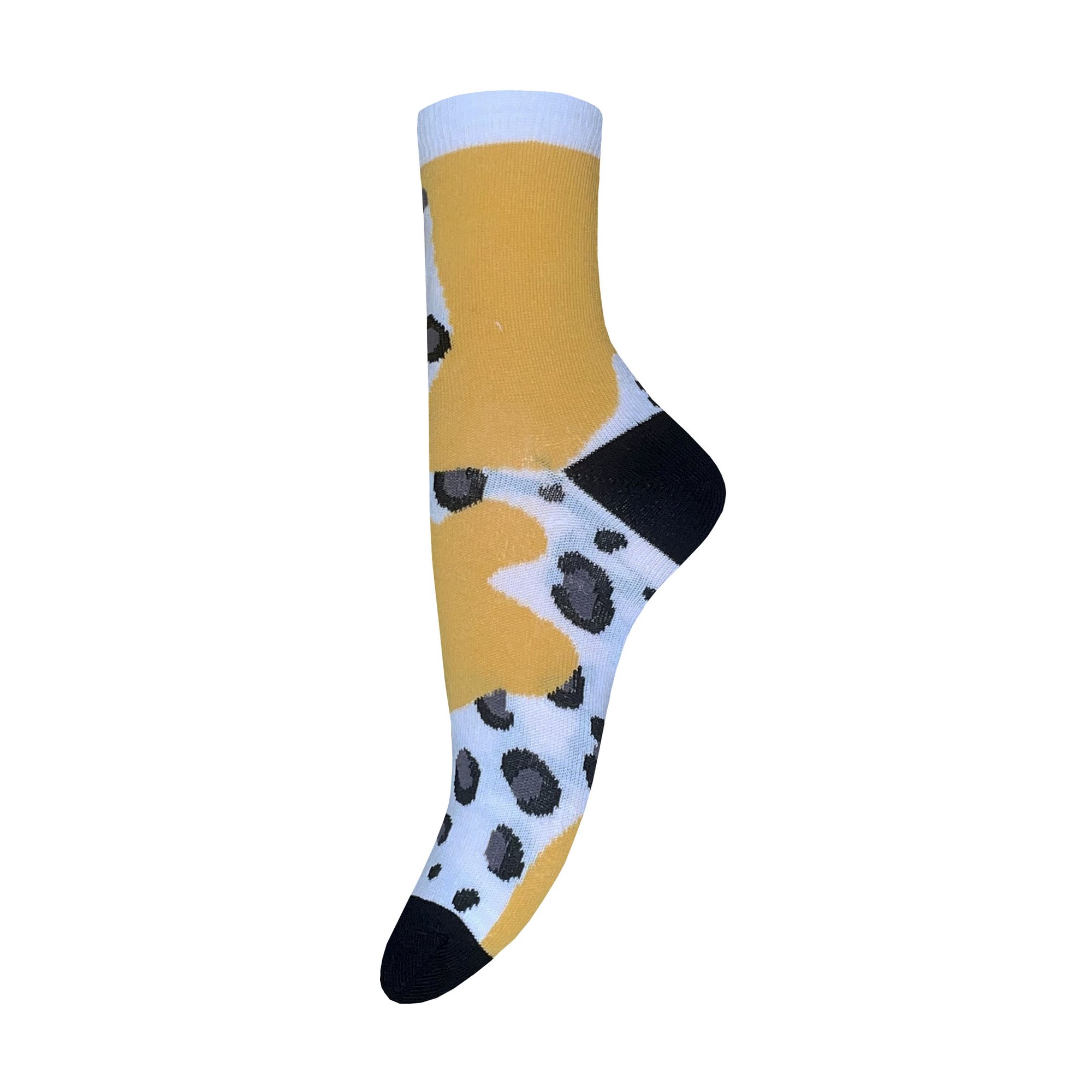 

Дитячі шкарпетки Легка Хода 9387 біло-гірчичні, розмір 22-24