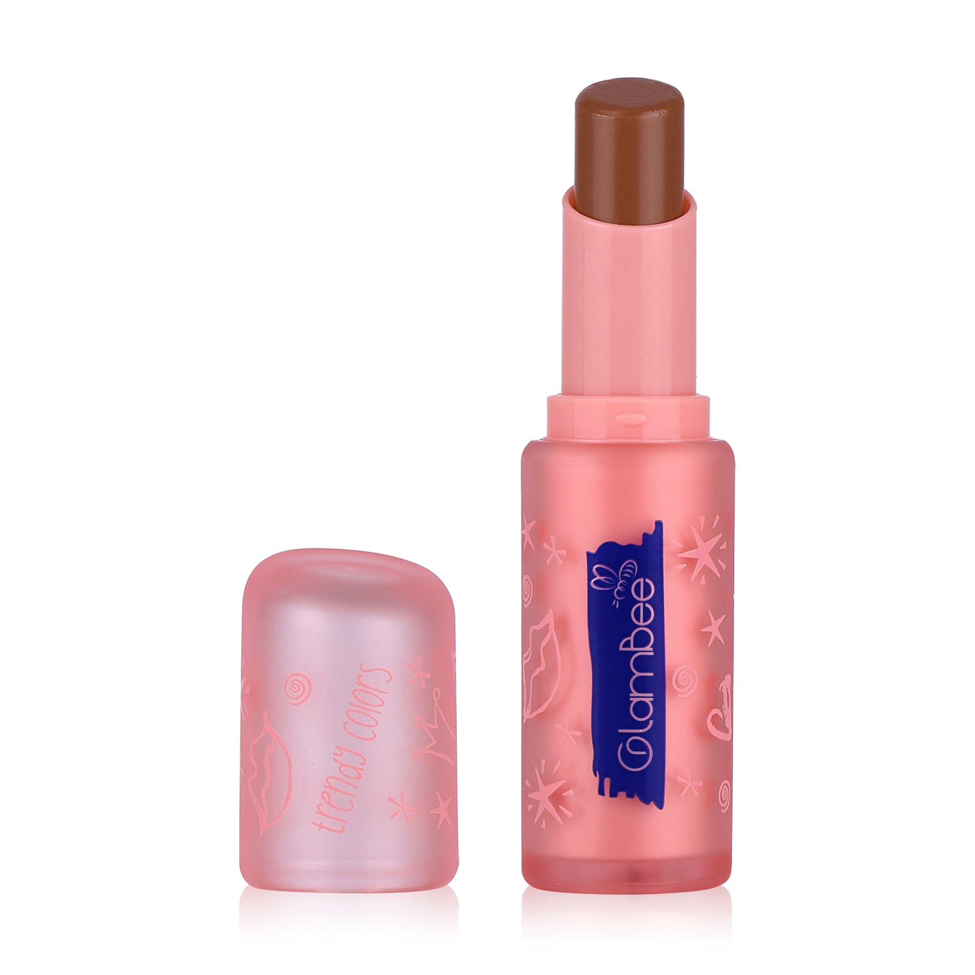 

Помада-бальзам для губ GlamBee Balmy Lips Glossy Lipstick М'які губки, тон 02, 2.5 г