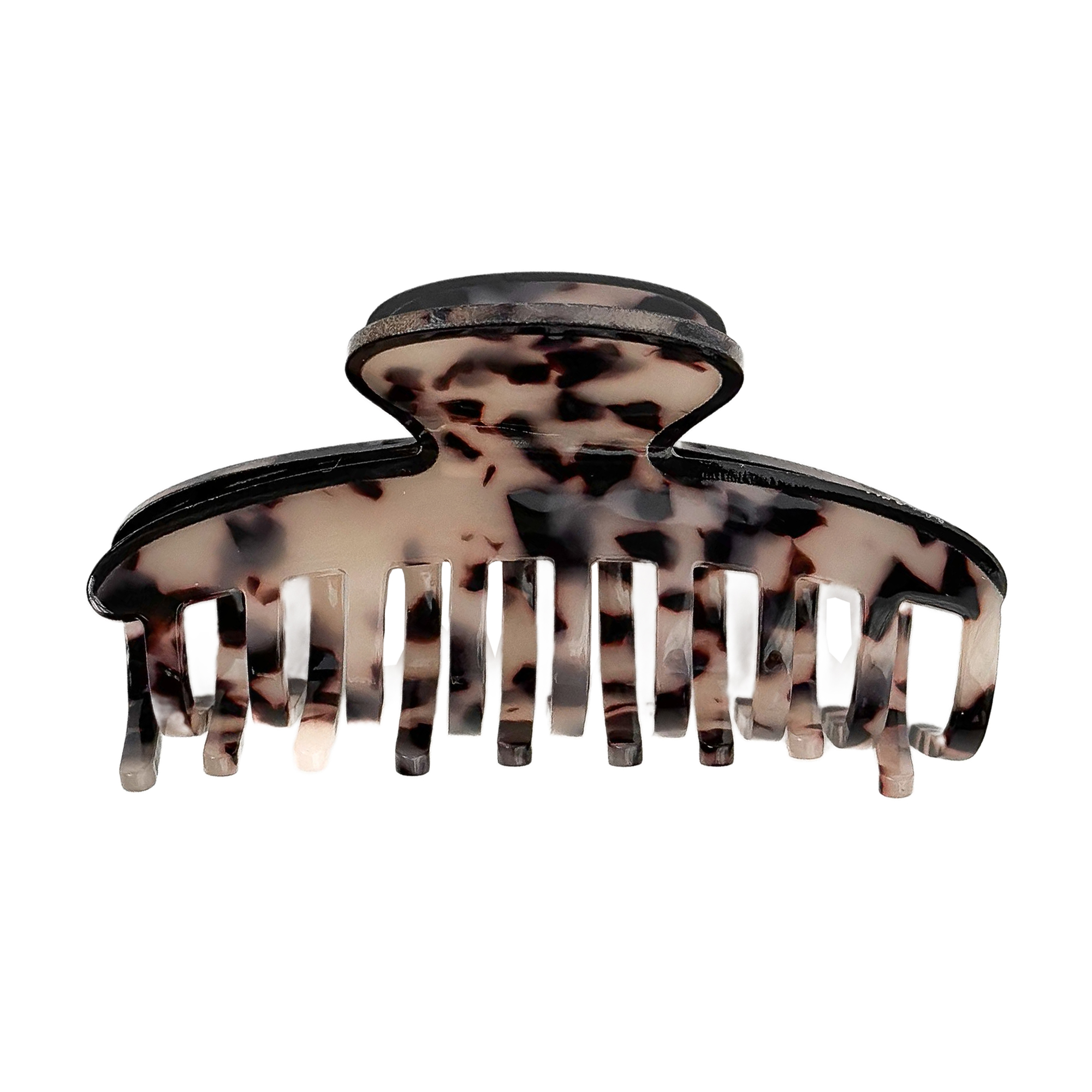 

Заколка для волосся Miso Краб, ракушка, світлий лео, 9.5 см, 1 шт (N053/5)